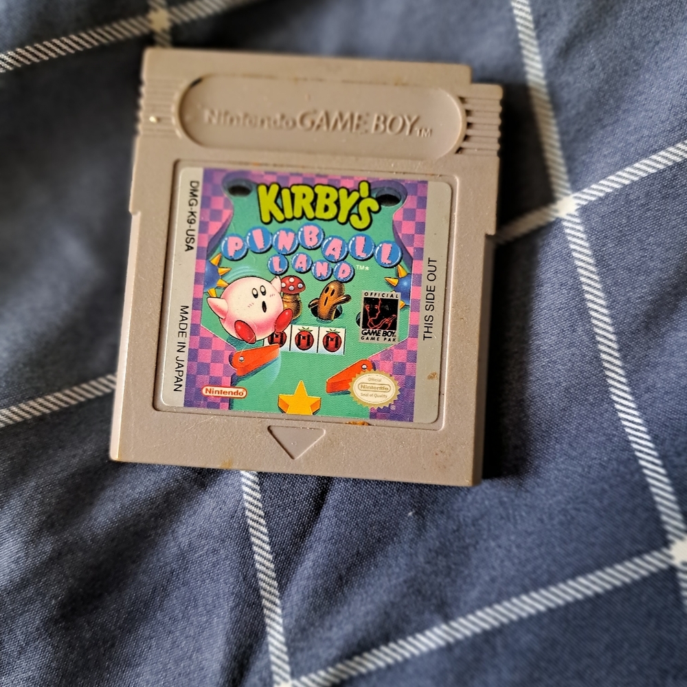 Nintendo Game Boy Cartridge - Kirby's Pinball Land - Gray